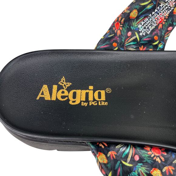 Alegria Dream Fit Slide Sandals Sage Fruit Punch 40 - Picture 8 of 10